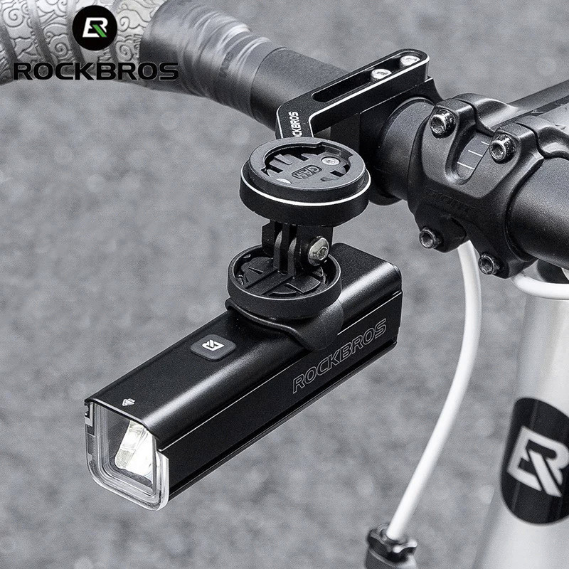 ROCKBROS ไฟจักรยาน1000LMType-C ชาร์จไฟจักรยานกันน้ำไฟหน้าแบบชาร์จไฟได้ไฟหน้าจักรยานไฟฉายอลูมิเนียม