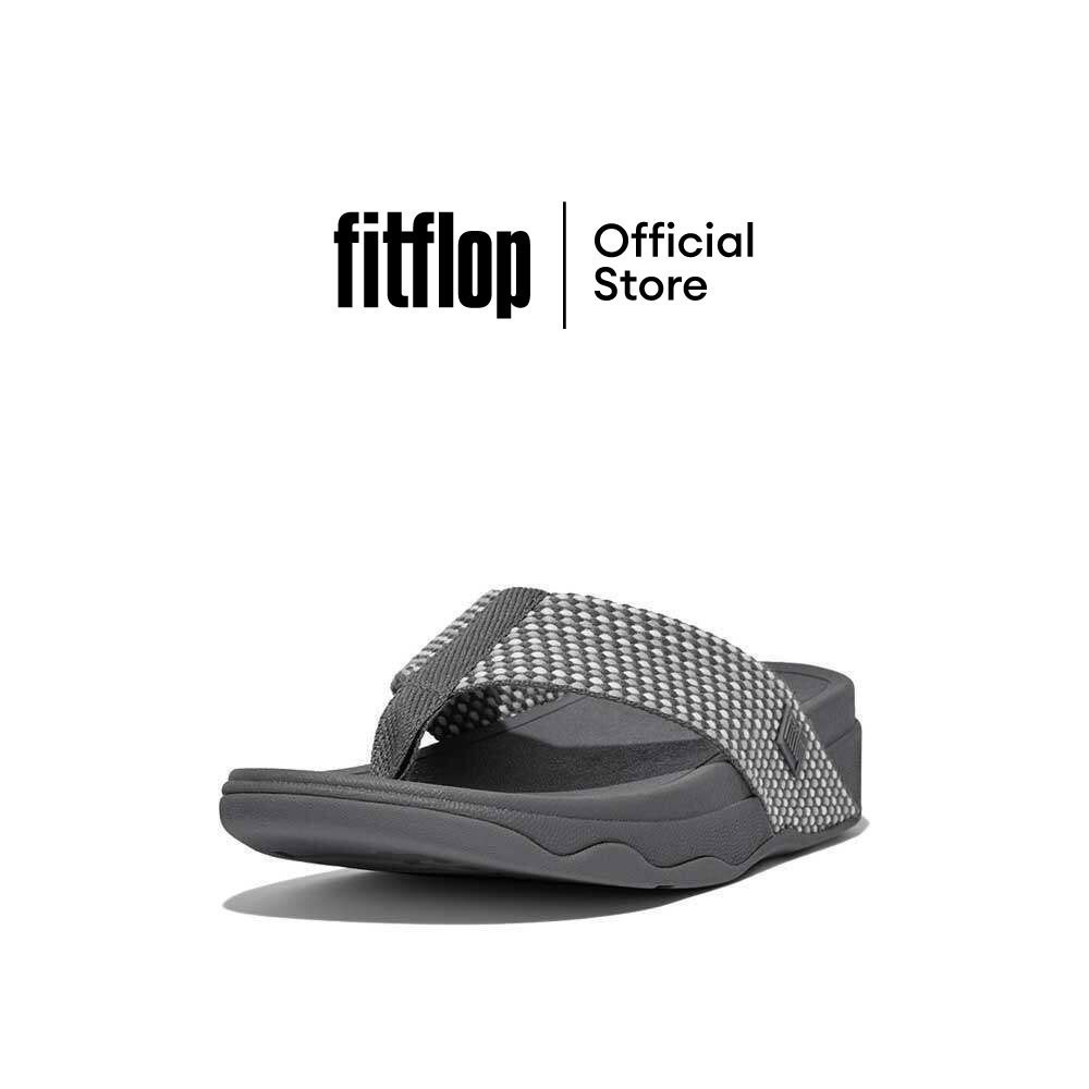 FITFLOP SURFA รองเท้าแตะแบบหูหนีบผู้หญิง รุ่น E84-A33 สี PEWTER MIX