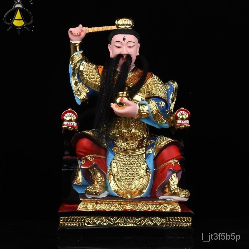 Nine Heavens Yingyuan Thunder Sound Puhua Tianzun Statue Lei Gong Lei Zu พระพุทธรูปเรซินประดับเทพธันเดอร์ที่บ้าน 9SBH