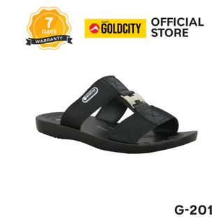 GOLDCITY รองเท้าแตะแบบสวม ผู้ชาย ใส่สบาย น้ำหนักเบา พื้น PU กันลื่น รุ่น G201 (38-45)