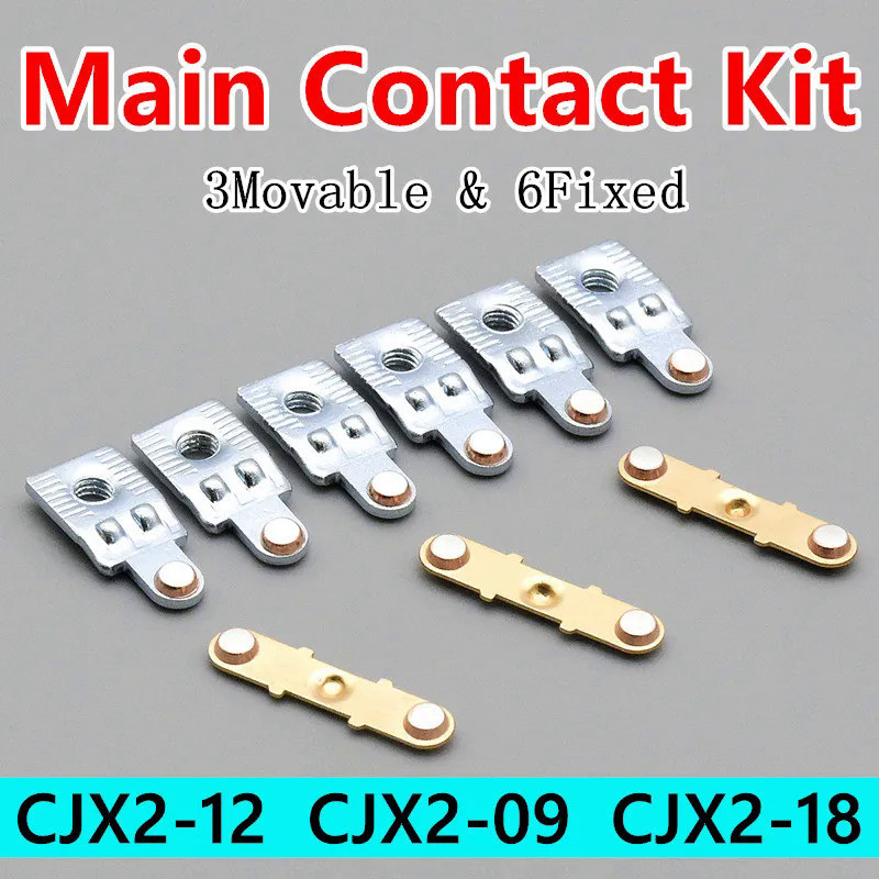 ชุดติดต่อสำหรับ Ac CJX2 1210 1810 0910 Bewegende En Vaste Contacten CJX2 1201 1801 0901 220