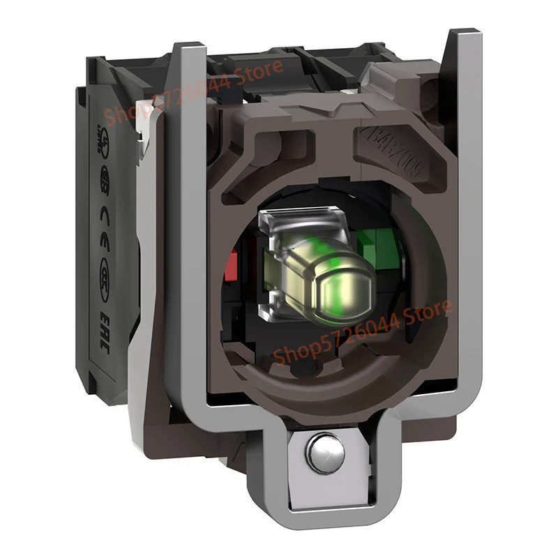 ฐานปุ่มสีขาว ZB4BW0M15พร้อมไฟ-พร้อม LED 230-240V 1NO 1NC XB4 Series ฐานโมดูล LED โมดูลการติดต่อ220VA