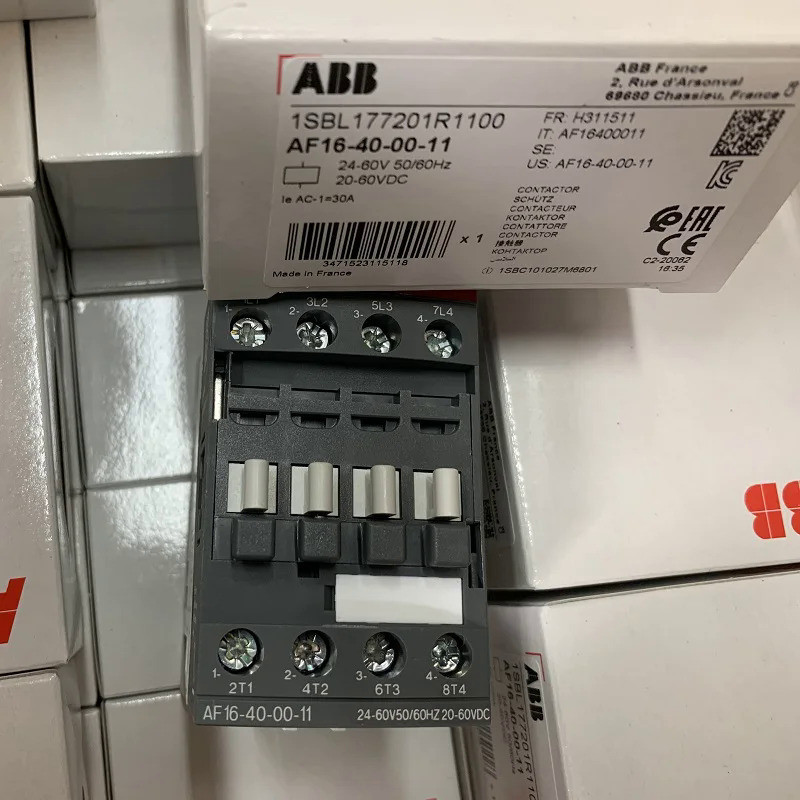 ABB 4-ploe คอนแทคเตอร์ AC-1 30A Ac/dc ดำเนินการ4 N.O. เสาหลัก AF16-40-00-11 AF16-40-00-12 AF16-40-00