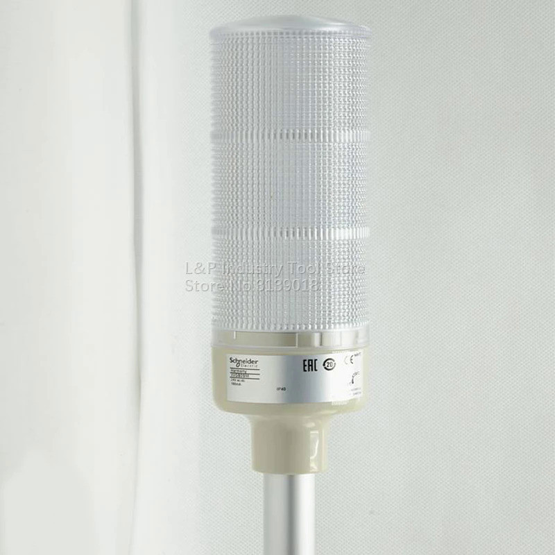 ใหม่เดิมชไนเดอ XVGB3M สามสีสำหรับข้อควรระวัง XVG-B3M 24โวลต์พับสัญญาณโคมไฟสามัคคีเสาหินทาวเวอร์คอนแท