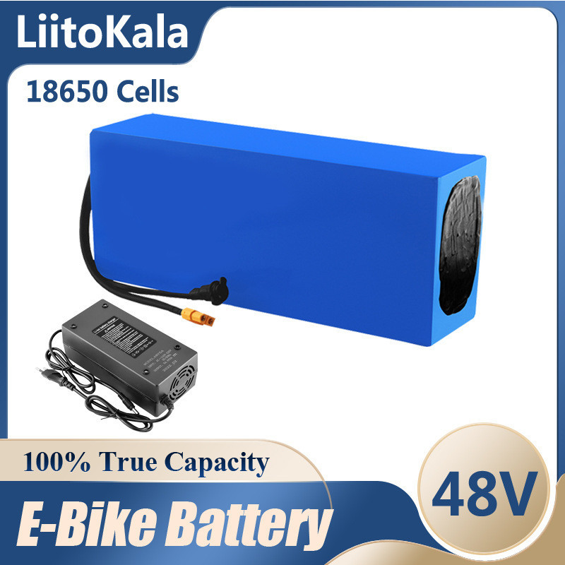LiitoKala 13S 48V 12Ah 15Ah 20Ah 25Ah 30Ah 18650แบตเตอรี่รถยนต์ไฟฟ้า