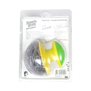 3M ฝอยสแตนเลสพร้อมด้ามจับ Scotch Brite