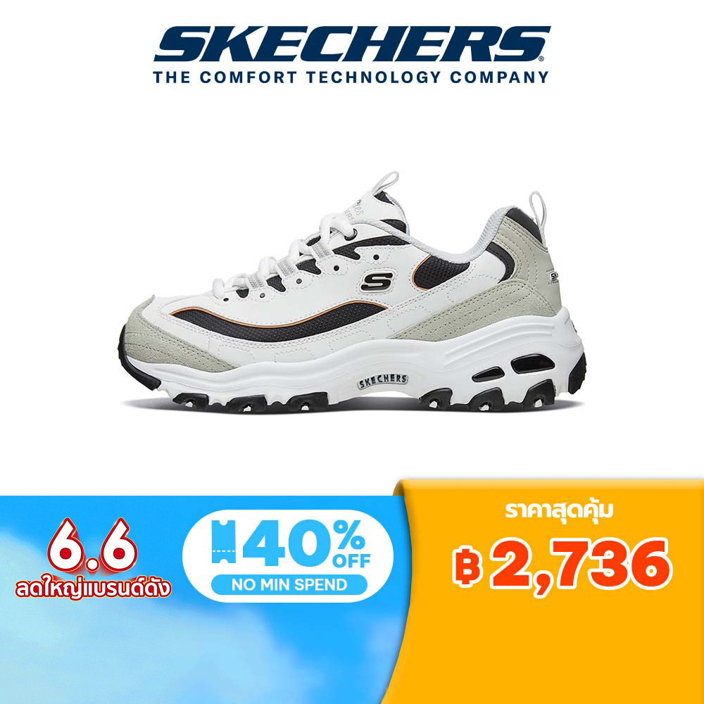 Skechers สเก็ตเชอร์ส รองเท้า ผู้หญิง Sport D‘Lites 1.0 Shoes - 66666228-WLGY