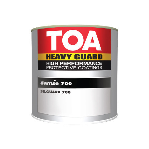 สีทนความร้อน SILGUARD700 #70333 สีเงิน กล. TOA