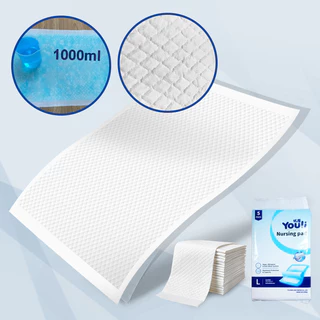 【24h to send】Youli ผู้ชายและผู้หญิง 1000ML อากาศหายใจ 5/10pcs กางเกงผู้ใหญ่แผ่นพยาบาลผู้ใหญ่ผ้าอ้อมผู้ใหญ่แผ่นพยาบาล
