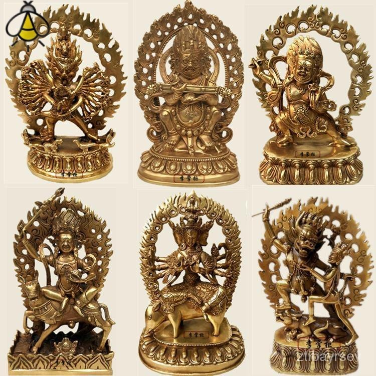 มือวัชระเจ้านรกทองแดงบริสุทธิ์ Daweide Vajra Great Dark Sky Maming King Head เทพเจ้าแห่งความมั่งคั่ง