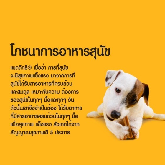 Pedigree เพดดิกรี ลูกสุนัข รสเนื้อวัวและนม 1.3kg