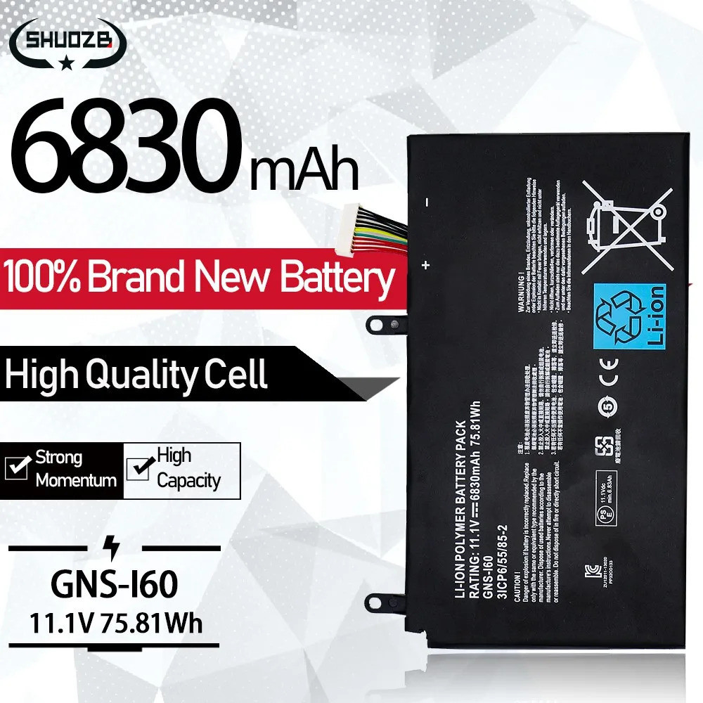 Laptop Battery GNS-I60 Laptop Battery for Gigabyte P35K P35G P35N P35W P35X P37X P57X P37W P57W 961T