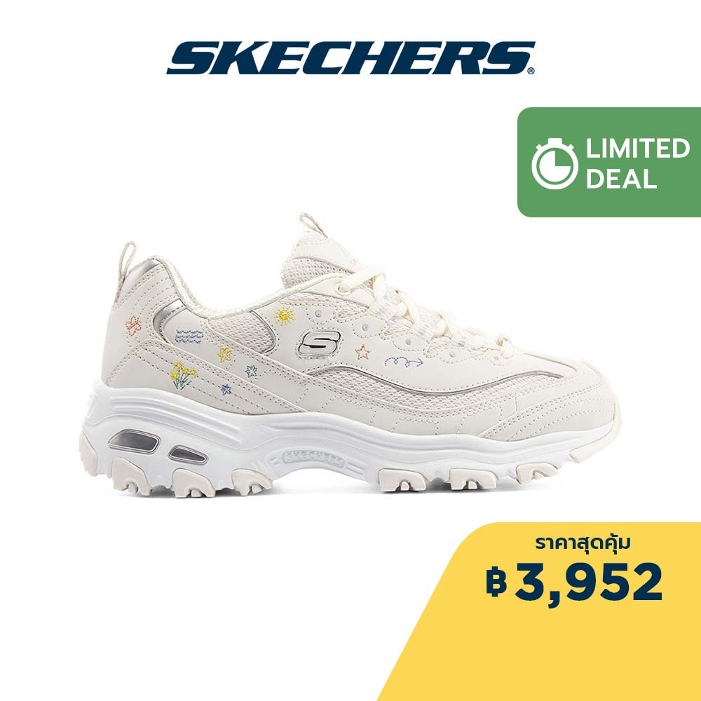 Skechers สเก็ตเชอร์ส รองเท้า ผู้หญิง Sport D'Lites 1.0 Shoes - 896155-OFWT
