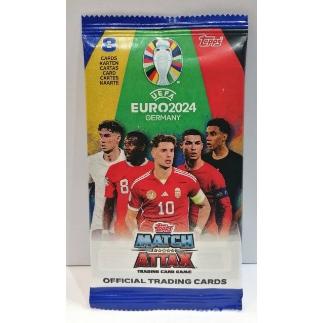 TP--EURO24--Pack EURO 2024 Match Attax Booster Pack Match Attax 1 EN Pack TP--EURO24--Pack