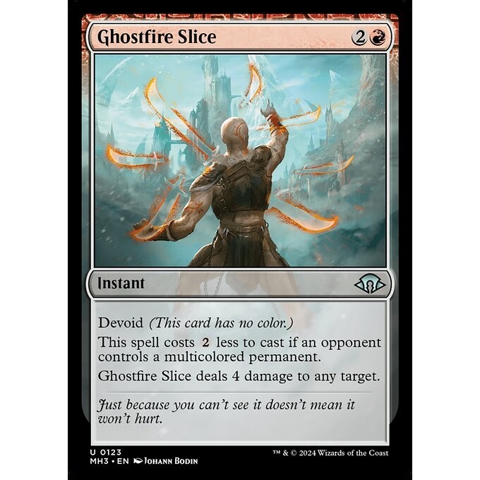 [Modern Horizons 3] - [MH3] - (U) -[Ghostfire Slice] -  [2024]