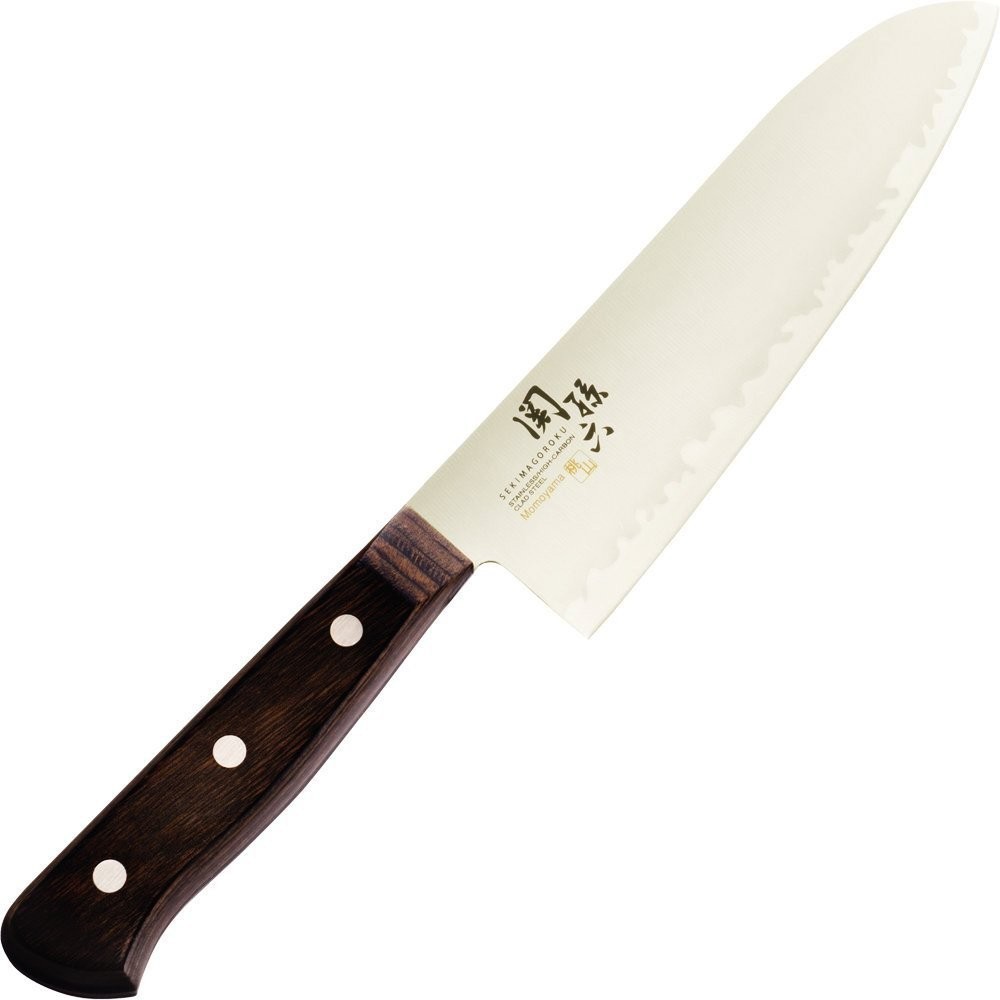 Kai ไค SEKIMAGOROKU มีดทำครัว Santoku Momoyama 165mm ผลิตในญี่ปุ่น AE5146 k205