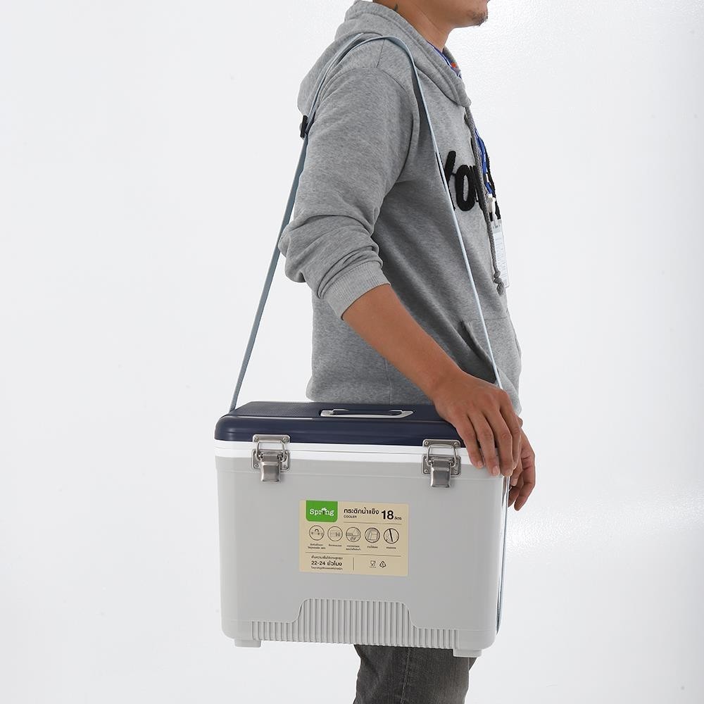SPRING กระติกน้ำแข็ง 18 ลิตร สีเทา/น้ำเงิน จัดส่งโดย HomePro - รูปที่ 4