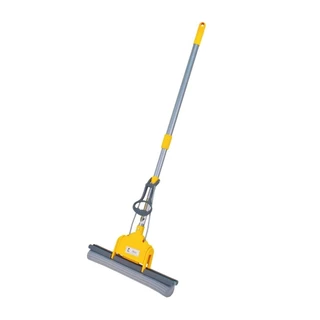 BE MAN ไม้ม็อบฟองน้ำ PVA ด้ามปรับ 16 นิ้ว สีเทา จัดส่งโดย HomePro