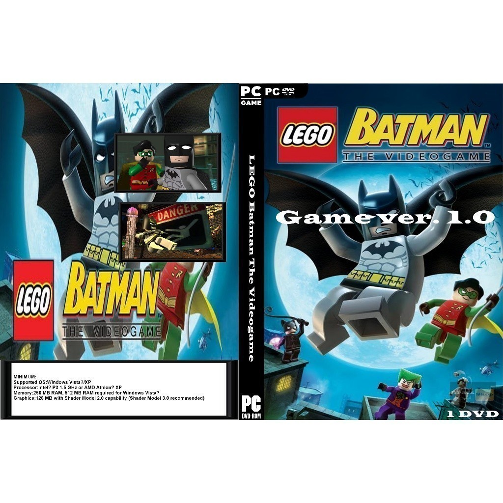 แผ่น Game PC LEGO Batman The Videogame (1DVD)