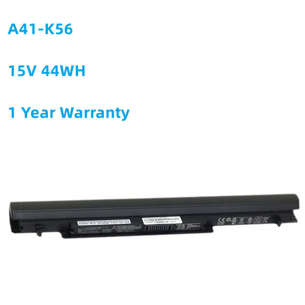 Laptop battery for asus, 15 v, 44 w per hour, K46, K46C, K46CA, K46CA, K56, K56CA, K56 cm, S46C, S56