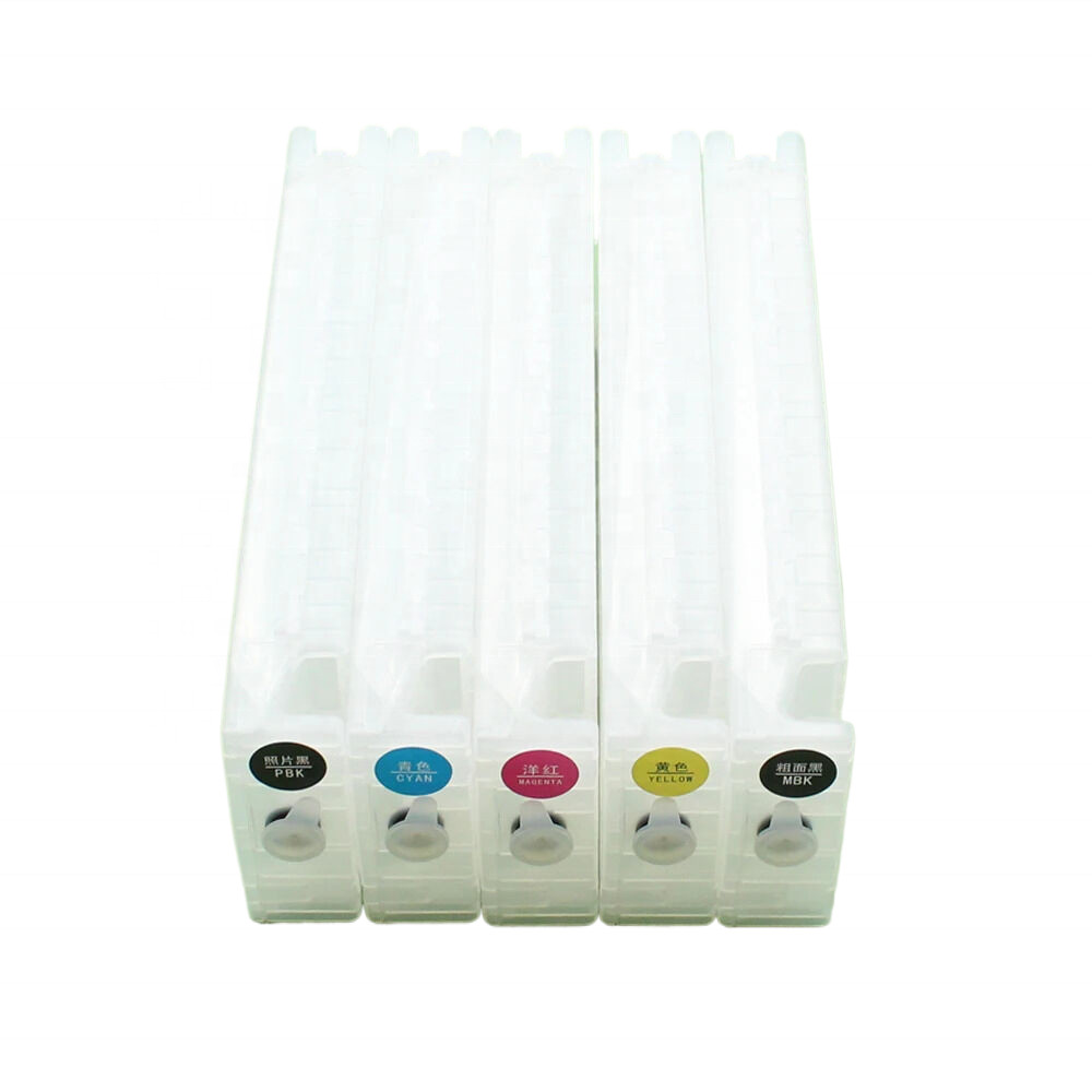 700ml refillable ink cartridge for Epson SC T3000 3070 T5000 5070 T7000 7070 with one time chip T694