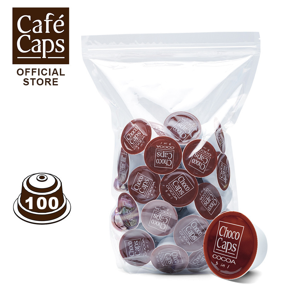 Dolce Gusto Compatible Cocoa Capsule - Cafecaps (1 Bag X 100 Caps) | แคปซูลโกโก้