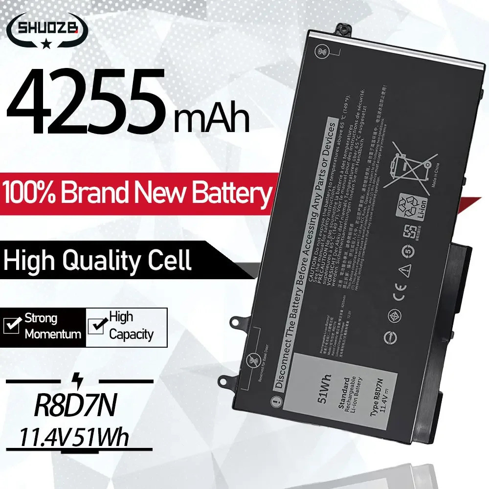 11.4V R8D7N 1V1XF 4GVMP C5GV2 Battery For Dell Latitude 5400 5500 5510 Precision 3540 3550 Inspiron 