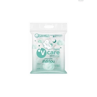 V CARE วีแคร์ สำลีก้อน แนชเชอรัล 450 กรัม