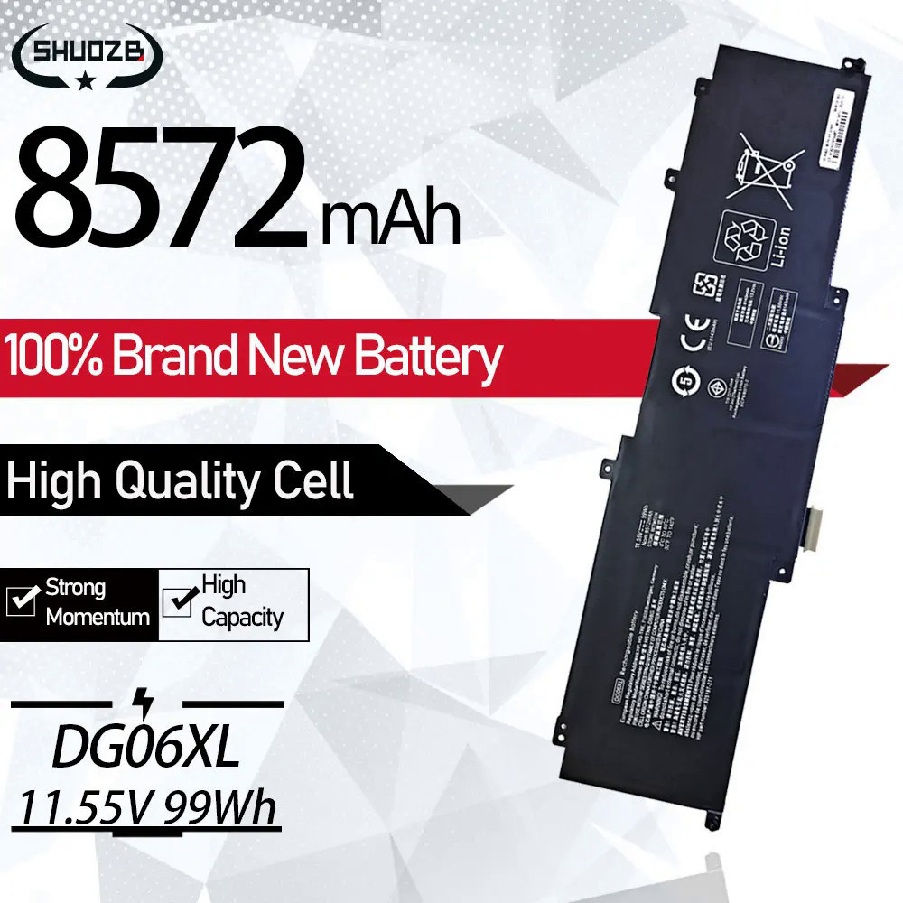 New DG06XL HSTNN-DB8G 925197-271 Battery For HP Omen X 17-AP000NA NP NX AP001NN AP002NB AP003NS AP00