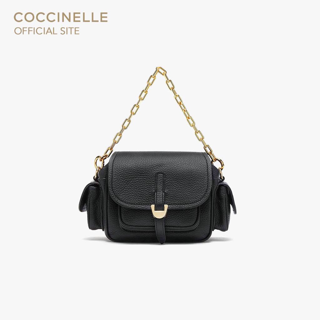 COCCINELLE กระเป๋าสะพายผู้หญิง รุ่น CAMPUS 550101 สี NOIR