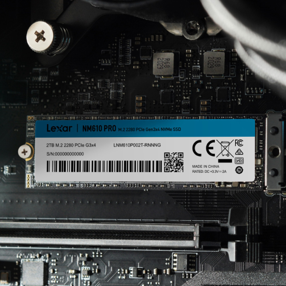 เอสเอสดี ภายใน Lexar NM610 PRO 1TB M.2 2280 PCIe NVMe_3