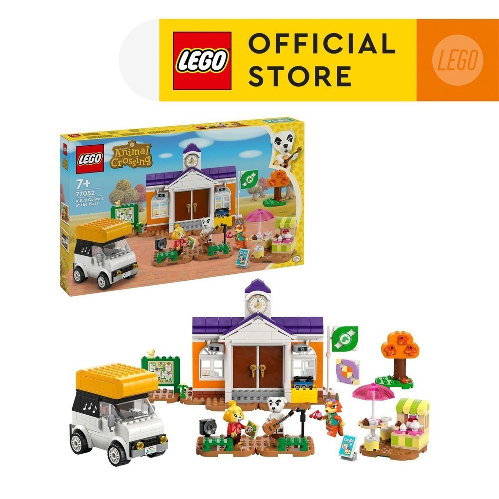 LEGO Animal Crossing 77052 K.K.'s Concert at the Plaza (550 Pieces)