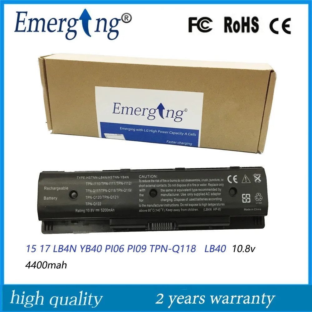 แบตเตอรี่แล็ปท็อปใหม่สำหรับ HP Pavilion 14 15 Series PI09 HSTNN-UB4N HSTNN-UB4O 710416-001