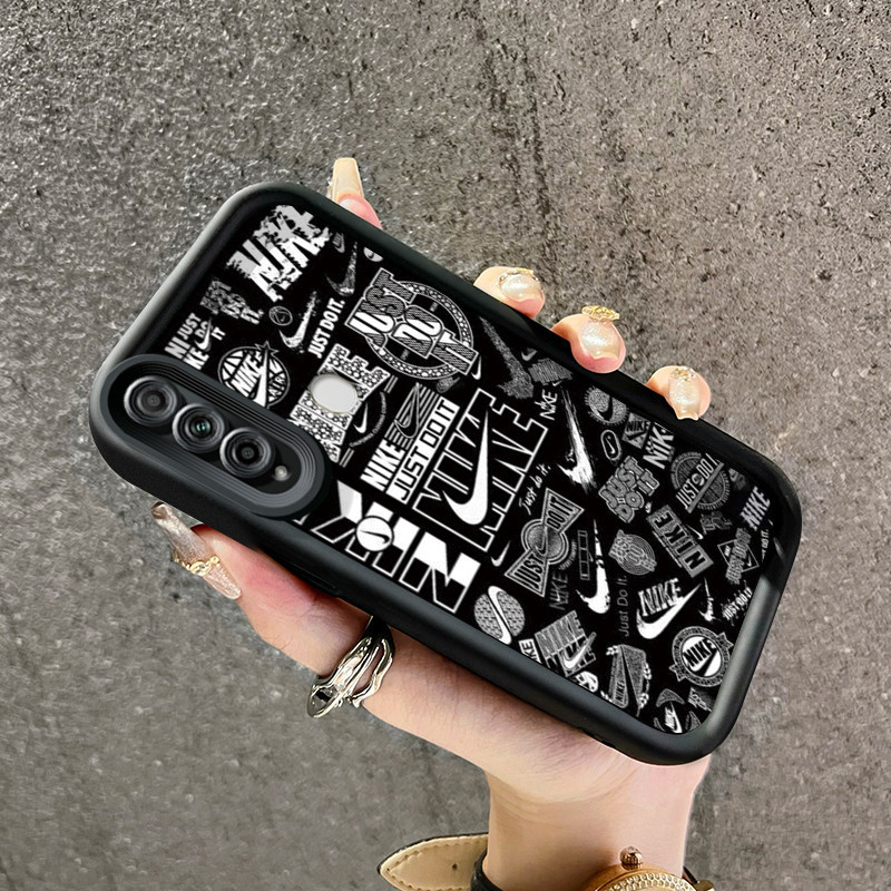 เคสสำหรับ OPPO A31 2020 A8 เคสกระแสแฟชั่นกันกระแทก  Silikon เคสป้องกันกล้องคลุมทั้งหมด