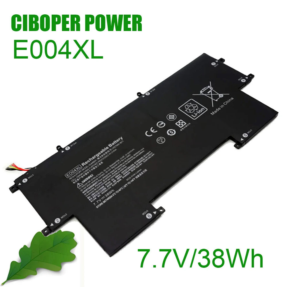 CP คุณภาพเดิมแบตเตอรี่แล็ปท็อป E004XL 7.7V 38wh สำหรับ EliteBook Folio G1 EO04XL 827927-1B1 828226-0