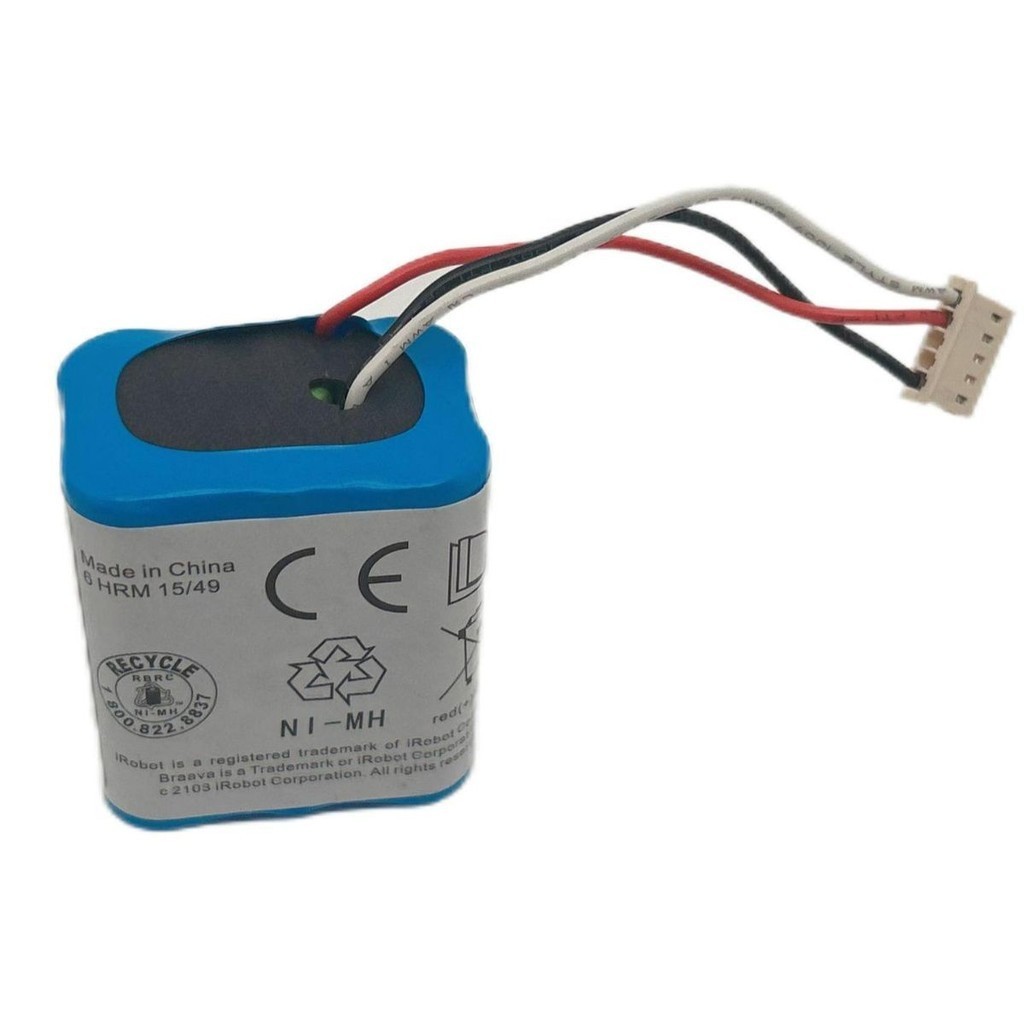 เหมาะสำหรับ iRobot Braava 380t / Mint 5200แบตเตอรี่เครื่องกวาดพื้น