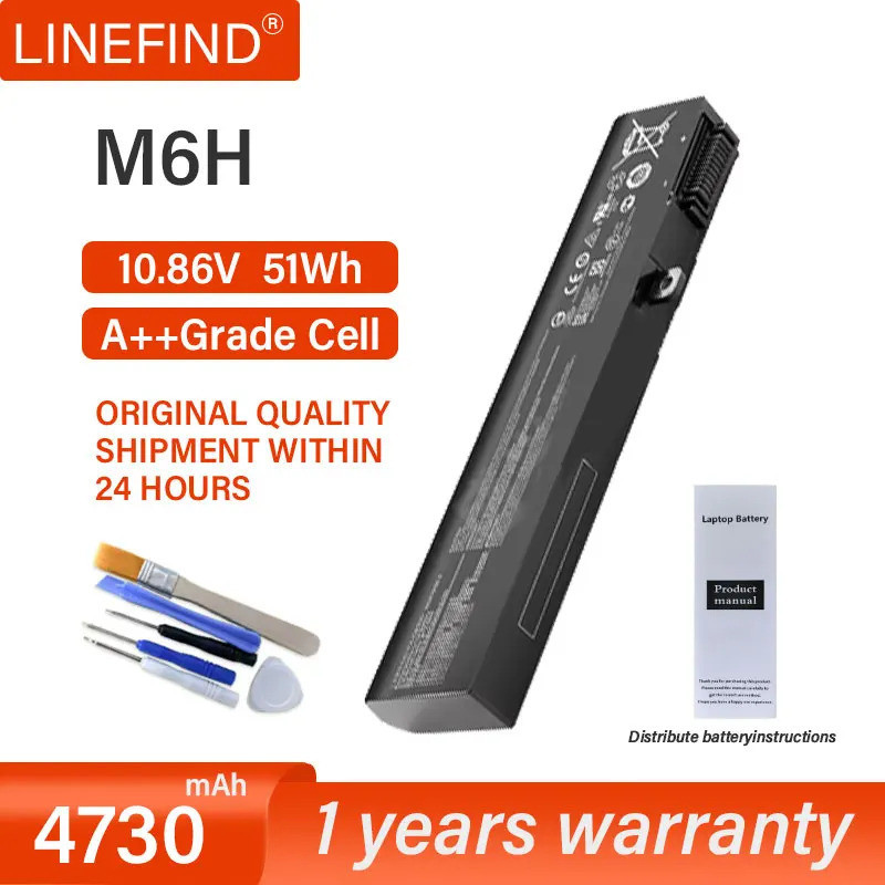 แบตเตอรี่แล็ปท็อป BTY-M6H สำหรับ MSI GE70 GP72MVR GL62VR GL62M MS-1792 GE72VR MS-16J3 MS-16J4 MS-16J