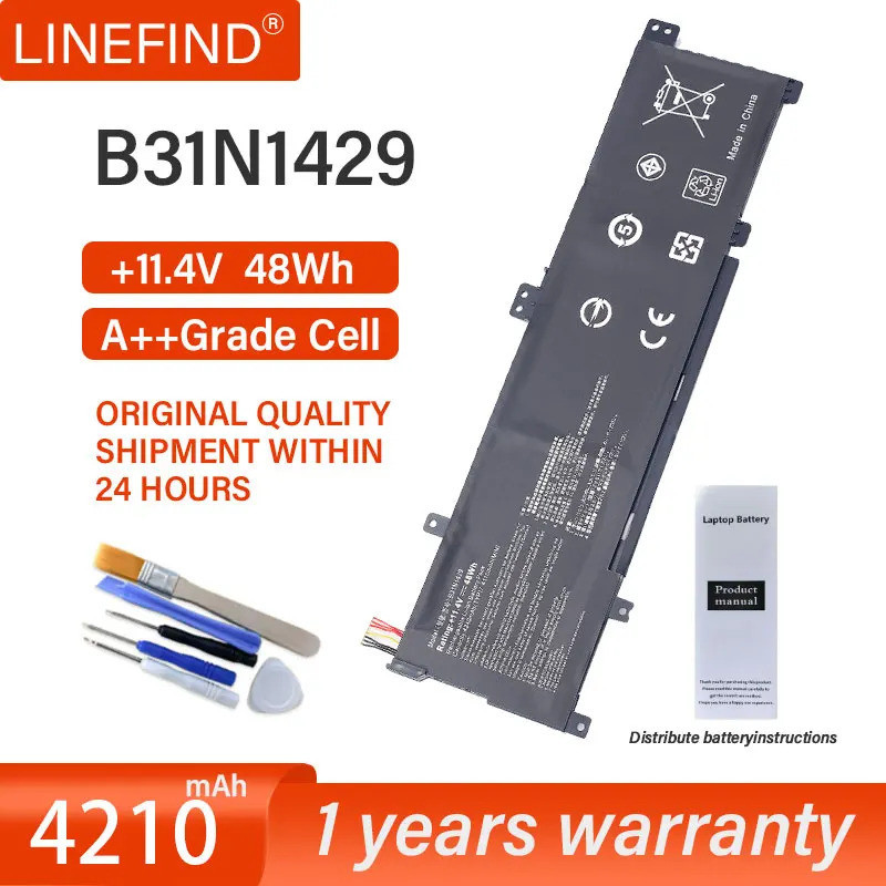 ใหม่ B31N1429แบตเตอรี่แล็ปท็อปสำหรับ Asus A501L A501LX A501LB5200 K501U K501UB K501LB K501LX