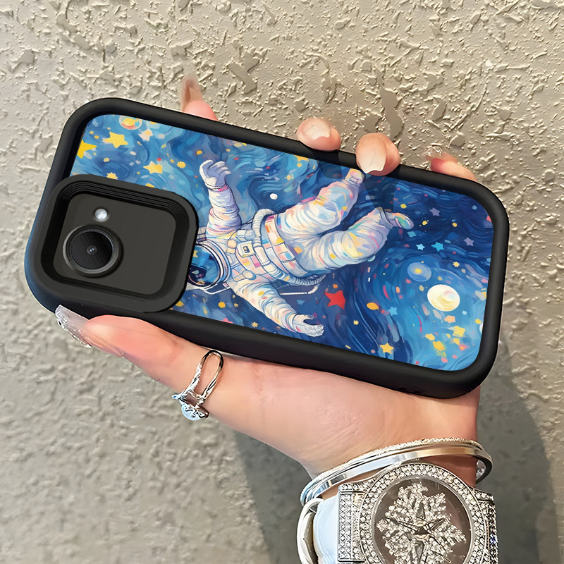 เคสสำหรับ Realme C30 Realme C30s Realme Narzo 50i Prime เคสป้องกันครอบนักบินอวกาศรูปแบบ