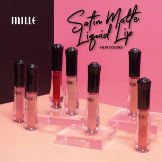 Mille ลิปจิ้มจุ่มเนื้อแมตต์ Satin Matte Liquid Lip 1.7g.