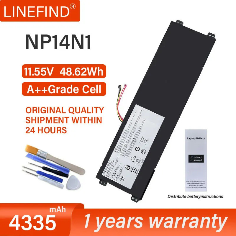 แบตเตอรี่แล็ปท็อป NP14N1สำหรับ Getac Nexstgo PRIMUS NX101ธุรกิจโน้ตบุ๊ค11.55V 48.62WH 4335MAh