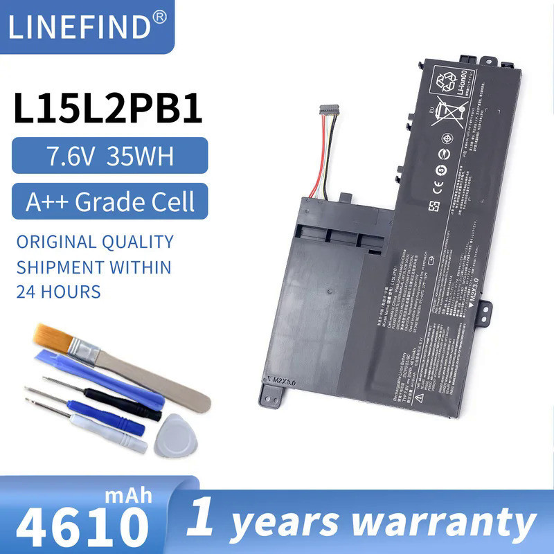 แบตเตอรี่แล็ปท็อป L15L3PB0 L15M3PB0 L15C2PB1 L15M2PB1 7.5V//4670MAh สำหรับโยคะ L15L2PB1 7000-14 520 