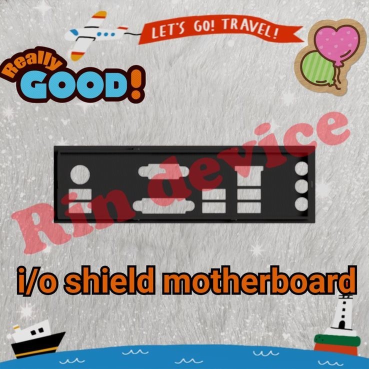 i/o shield mainboard asus P8H67-M LX   #ฝาหลังเมนบอร์ด
