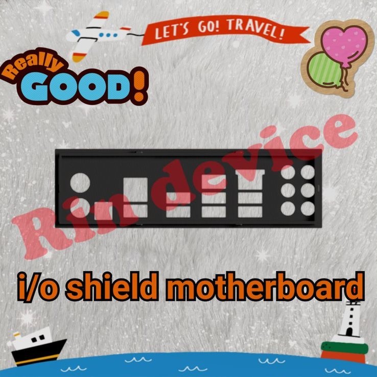 i/o shield mainboard asus p8p67   #ฝาหลังเมนบอร์ด