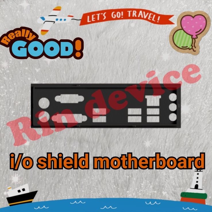 i/o shield mainboard asus PRIME B250M-K   #ฝาหลังเมนบอร์ด