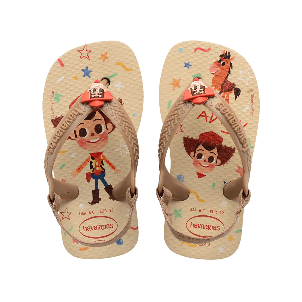 HAVAIANAS รองเท้าแตะผู้หญิง Baby Disney Classics Flip Flops WHITE 41370070001B_S3WTXX