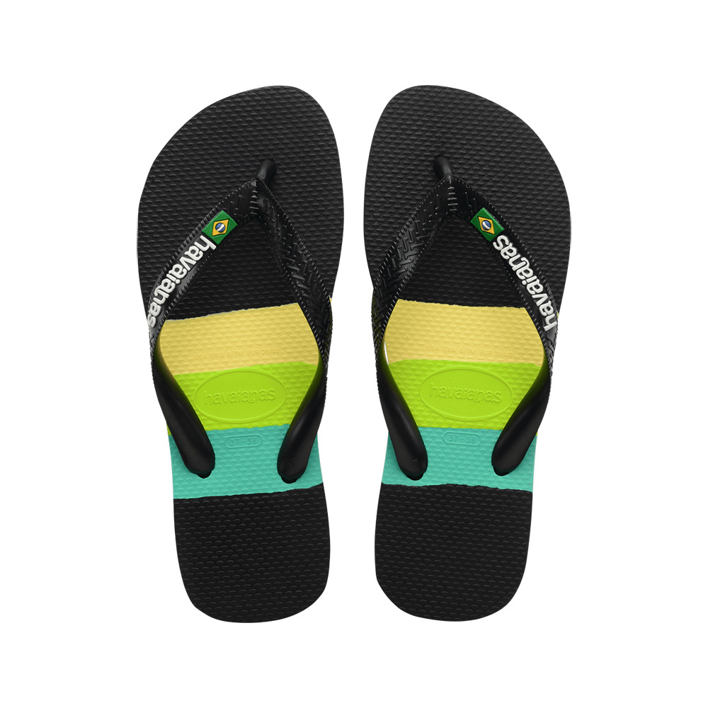 HAVAIANAS รองเท้าแตะผู้หญิง Brasil Tech Flip Flops BLACK 41472391069U_H3BKXX