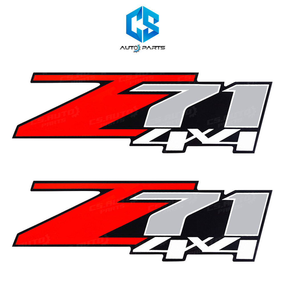 สติ๊กเกอร์ Z71 4x4 - CHEVROLET NEW COLORADO ปี12-19 (ติดข้างท้ายกระบะ)