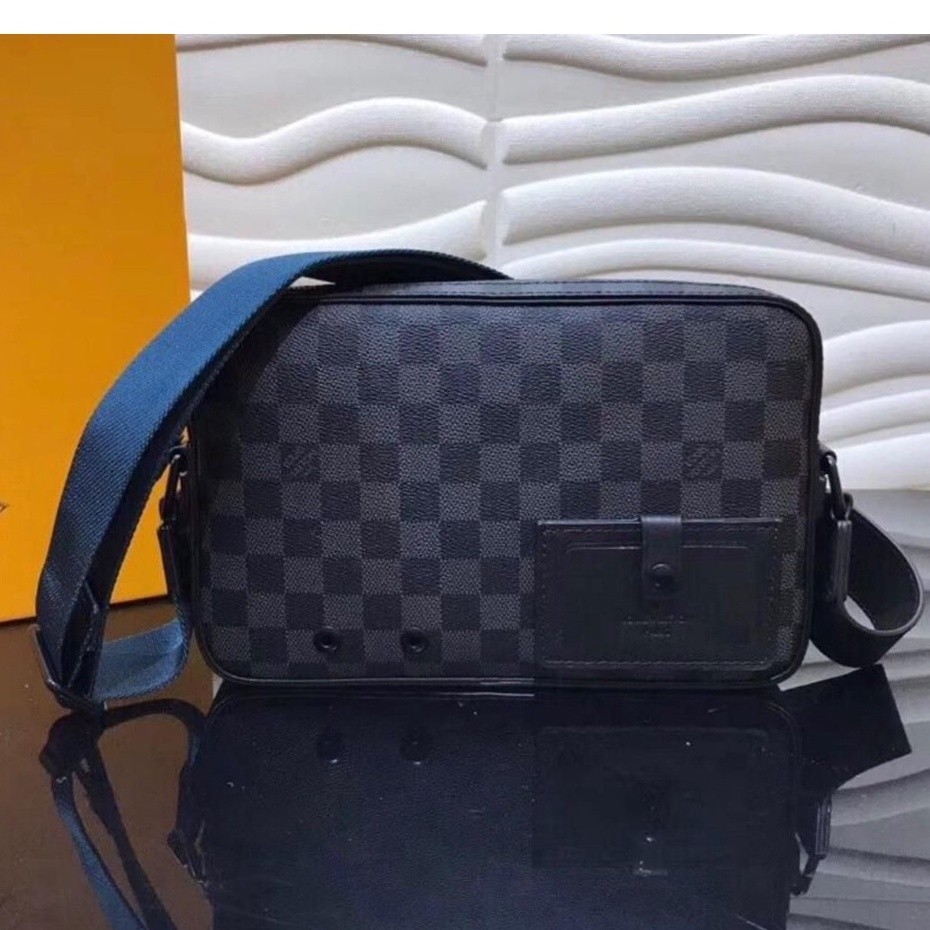 LV หลุยส์ วิตตอง N40188 ALPHA classic checkerboard กระเป๋าสะพายข้างกระเป๋าสะพายข้างกระเป๋า crossbody