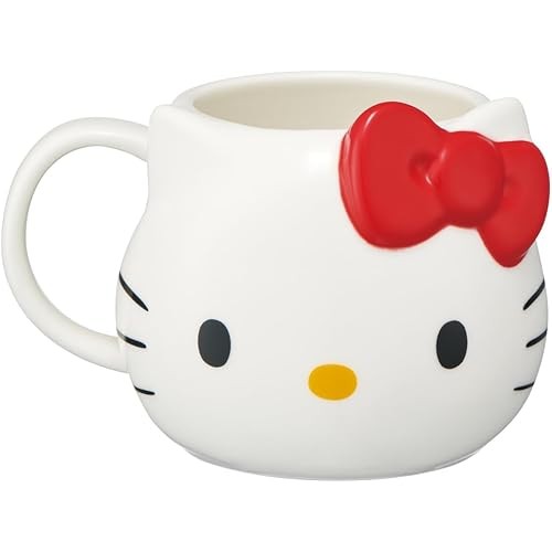 Skater แก้วเซรามิค 390Ml Die-Cut Hello Kitty Sanrio Chmgd4-A
